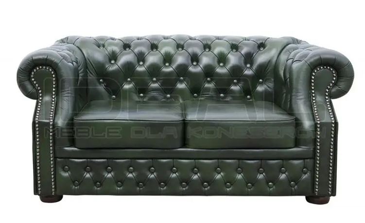 Sofa chesterfield windsor w skórze